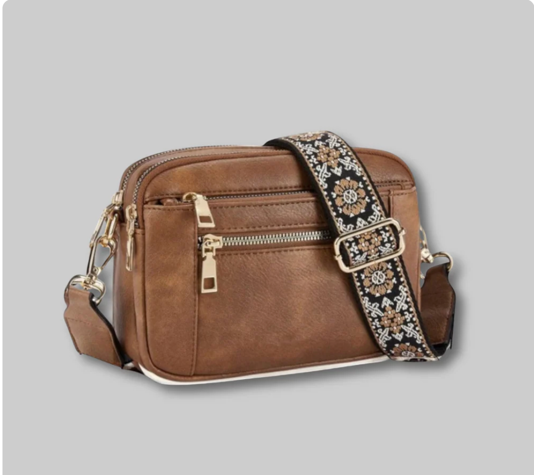 Mira|Élégant sac à bandoulière en cuir