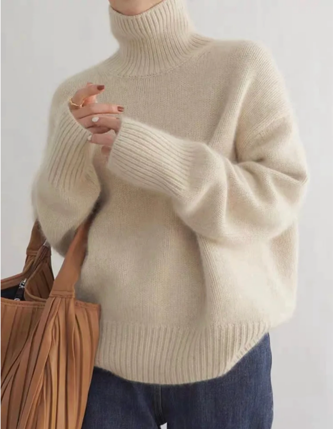 Isabella - Col haut en cachemire