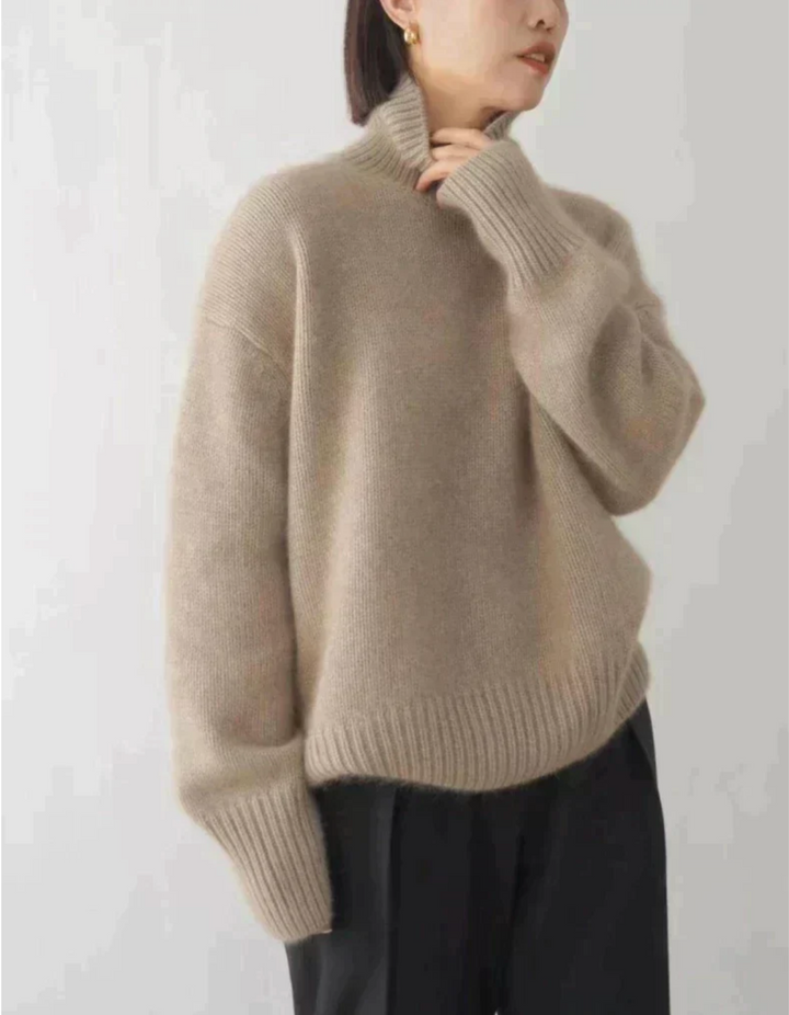 Isabella - Col haut en cachemire