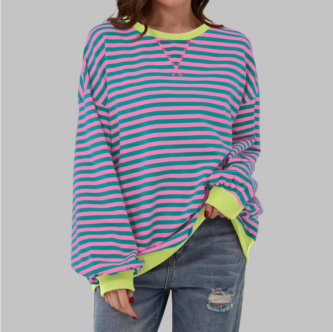 Malin | Pull rayé à la coupe décontractée