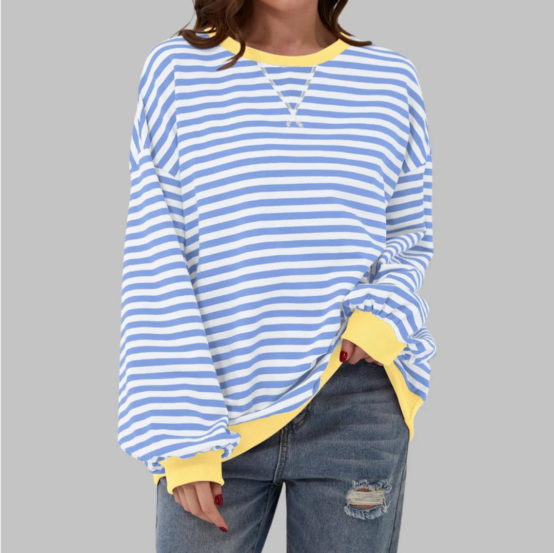 Malin | Pull rayé à la coupe décontractée