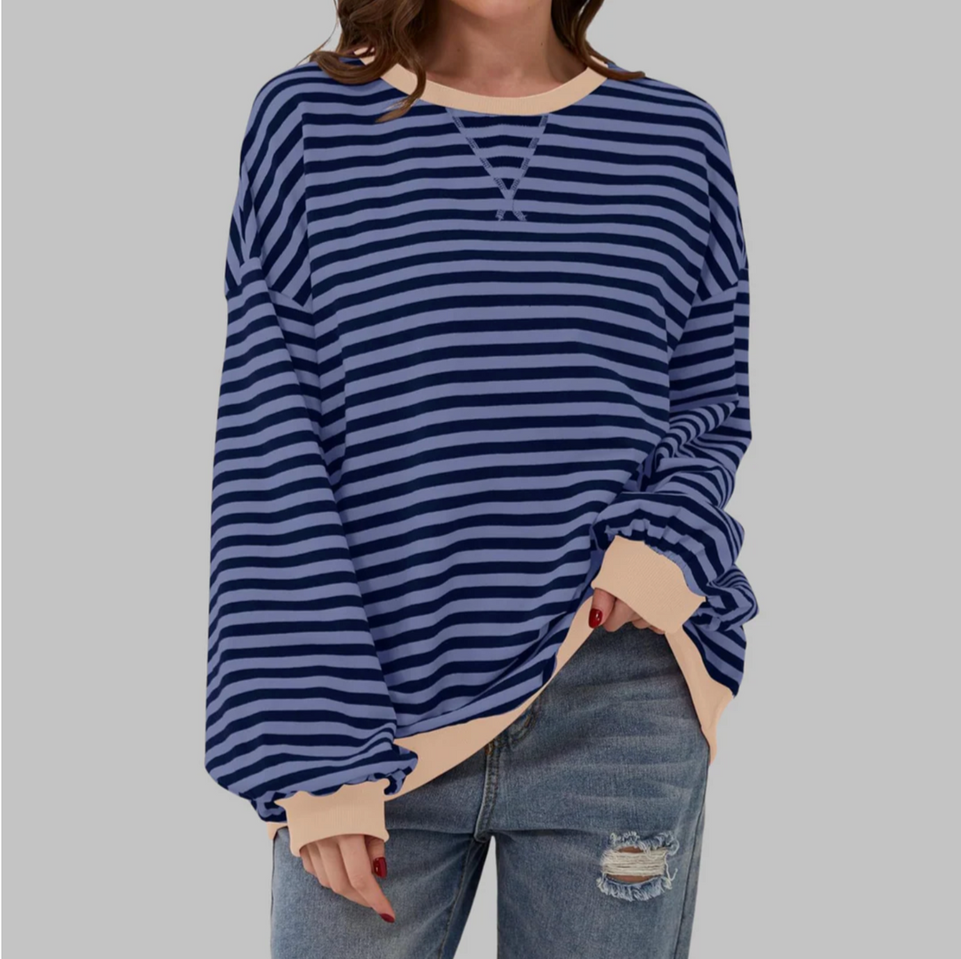 Malin | Pull rayé à la coupe décontractée